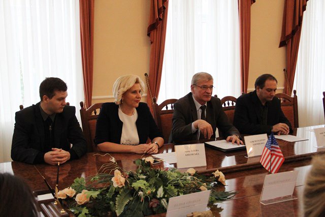 Американська делегація в НПУ 3.11.2015