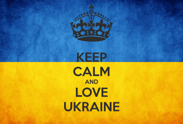 keep calm and love ukraine